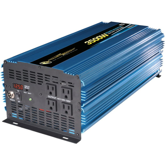 Modified Sine Wave Car Inverter ETL Approved Under UL Std 458 PowerBright 2000 Watts Power Inverter 12V to 110V DC to AC Converter with Dual 110 Volts AC Outlets and 2 USB Ports 2.4A ea 